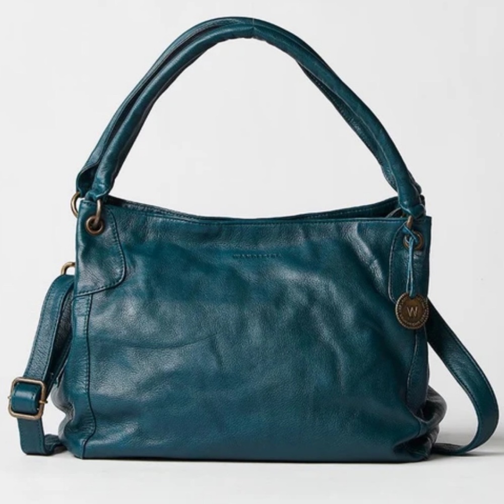 Wanderers Toulouse handbag in color Azzurra